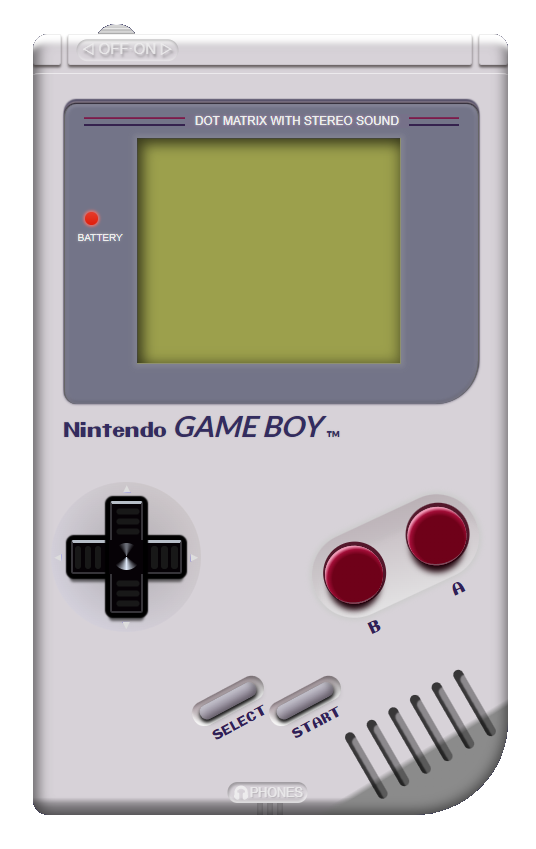 Nintendo GameBoy con CSS