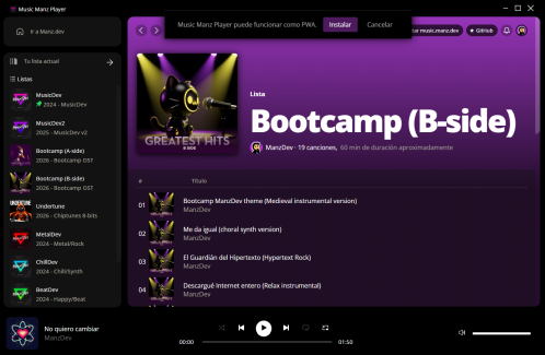Music Player: Spotify Clone